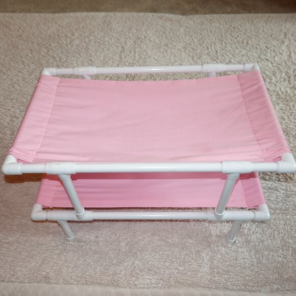 Pink Doll Bunk Bed, 19" length x 11.5" width x 12" height - Picture 2 of 5